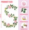 6Pcs 46.5Ft Artificial Spring Rose Vine Fake Flower Garland Floral Garland Faux Silk Hanging Vine Rose Ivy Vines for Wedding Arch Party